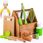 Kids Cooking & Baking Set with Stor