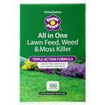 Richard Jackson Flower Power All in One Lawn Food, Weedkiller and Mosskiller, 3.2kg.