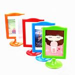 Double Sided Vertical Photo Frame Each Frame Holds 4x6 inch 2 Pictures, Pack of 10 (5 Colors)