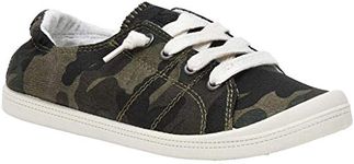 Dunes Sport Women's Reesa Canvas Sneaker, Camo, 6.5