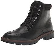 Dr. Scholl's Shoes Men's Grayton Mid Shaft Boots Calf, Black Synthetic, 13