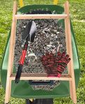 Large Soil Sifter, Dirt Sifter for Gardening, for Use in a Wheelbarrow, Compost Sifter, Garden Sieve for sifting Little Rocks/Top Soil/Leaves/Loam Soil/Sand/Gravel (17.8”×34.5” with Mesh Screen 1/2")