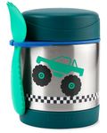 Skip Hop Insulated Baby Food Jar, Sparks Truck, Stainless Steel, Holds 11oz