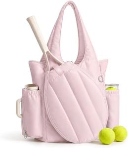 TOPEAST Tennis Bag for Women, Quilted Tennis Racket Backpack