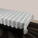 STITCHNEST - Net Table Cloth, 4 Seater, Cream, Pack of 1