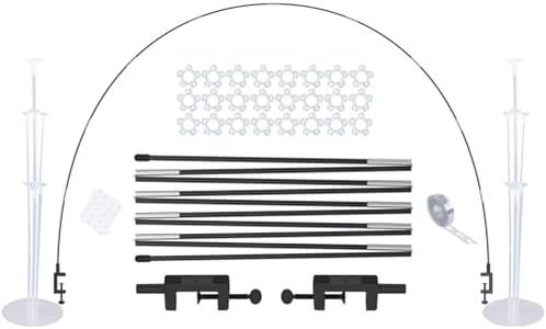 LANGXUN Table Balloon Arch Kit, Reusable Table Balloon Stand with Adjustable Balloon Arch Frame for Birthday, Weddings and Graduation Parties