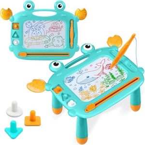 Toddler Toys 2-3, Crab Magnetic Drawing Board Toys for 1 Year Old, 1 2 3 Year Old Boy Girls Christmas Birthday Gift, Mess-Free Magna Write Doodle Board, Educational Toys Etch Sketch for 2 Year Olds