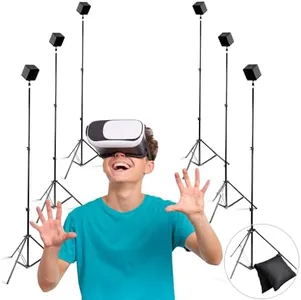 Skywin VR Tripod Stand, Base Station Mount, Compatible with Steam VR Base Station 2.0 for Sensor Stand, Base Station Stand, and Oculus Rift Constellation (6 Stands)