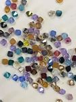 144 pcs 3mm Mix Color Genuine Swarovski crystal 5301 / 5328 XILION Loose Bicone Beads from Mychobos (Crystal-Wholesale)
