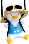 Blissora Cute Swing Duck Car Accessories Interior for Men & Women, Car Air Freshener Hanging for Car Decor, Blue