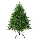 EveXmas- Infinity-125cm/4ft - Premium Artificial Christmas Tree- Pine - For Any Environment - Easy Assembly - Metal Hinges - Sturdy Base - 100% Polyethylene Branches