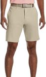 Under Armour Men's Golf Short (10" Inseam), Khaki 289, 34 Regular