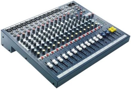 Soundcraft 12 Channel Analog Mixer, Black