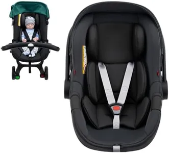 Infant Car Seat Insert, Ultra-Thick Carseat Head Support for Newborn, Breathable Mesh Baby Car Seat Cushion with Filled Sponge, Universal Baby Car Seat Head Support for Stroller, Swing, Carseat