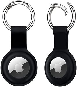 ColorCoral 2 Pack for AirTag/New airtag 2 Holder with Keychain Shockproof Protective Cover for Apple AirTag Durable Anti-Scratch Air Tag Case Silicone Sleeve Tracker Cover 2021 2026