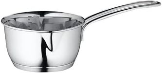 Kuchenprofi Stainless Steel Saucepan with Clad Bottom 1.4-Quart Silver