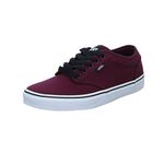 Vans Men's Mn Atwood Sneaker, White Canvas Oxblood White, 11 UK