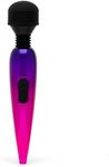 Lovehoney Pink Deluxe Rechargeable Mini Metallic Massage Wand Vibrator - Plastic - Travel Friendly