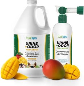 TurfSpa Urine & Odor Turf Detox: Mango 32 oz Sprayer & Gallon Refill Professional Enzyme Cleaner & Odor Eliminator for Artificial Grass, Turf, Concrete, Patios, Enzymatic Cleaner for Dogs & Cats
