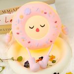 ANGTUO Donut Night Light, Silicone Night Light with Timer, Dimmable and Rechargeable