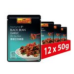 Lee Kum Kee Black Bean Garlic Stir Fry Sauce, Hong Kong Style, 50 g (Pack of 12)