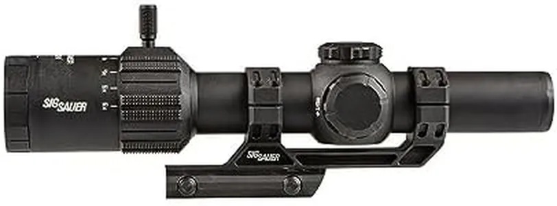 SIG SAUER Tango-MSR LPVO 1-6X24mm Waterproof Fog-Proof Rugged Tactical Hunting Rifle Scope | Second Focal Plane/F2 | Illuminated MSR BDC-6 Reticle, Black