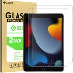 GOZOPO [2-Pack Screen Protector for iPad 9th Generation, iPad 8th / 7th Generation, Tempered Glass Film - iPad 10.2-Inch 2021/2020/2019 Release