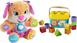 Fisher-Price Plush Dog Baby Toy wit