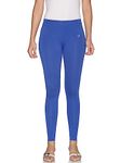 TWIN BIRDS Tailored Cut & Classic Fit Super Stretchable Blue Chip Coloured Cotton Elasthane Fabric Ankle Length Leggings for Women - (L)