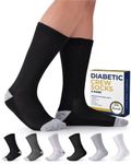 Pembrook Diabetic Socks for Men and Women - Non Binding Socks Women | Neuropathy Socks for Men and Neuropathy Socks for Women