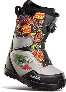 32 Thirty Two Santa Cruz Lashed Kids Snowboard Boots Grey/Black 2K