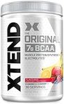 XTEND Original BCAA Powder Knockout Fruit Punch ​| Branched Chain Amino Acids Supplement | 7g BCAAs + Muscle Supplements | Electrolytes for Recovery | Amino Energy Post-Workout | 30 Servings