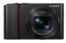 Panasonic Dc-Tz200Debk Lumix Compact Digital Camera Featuring 20.1 Mp Mos Sensor, 4K 24P And 30P Video Recording, Black