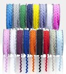 SUPER RIBBONS®™ - Full Reel 6mm Quality RIC RAC Ribbon/Braid/Trimming 20 Metre Reel -Off White