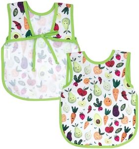 BapronBaby Market Fresh Bapron - No Neck Tie Safer Bib for Baby & Toddler - Soft Waterproof Stain Resistant - Machine Washable - Sz Baby/Toddler 6m-3T