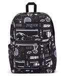 JanSport SuperBreak Plus Laptop Backpack - 15 Inch Inner Pocket with Front Organiser and Side Water Bottle Bag - Padded Straps - 25 L, Qr code, One Size