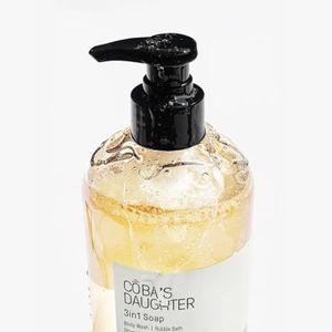 COBA'S DAUGHTER Fig & Cedarwood 3-in-1 Soap | Body Wash, Hand Wash, Bubble Bath | Cleanse, Nourish & Soften Skin with Inulin & Seaweed Extract | (16.9oz)