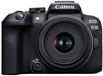 Canon R10 Mirrorless Camera + RF-S 18-45mm IS STM Lens - Easy-to-use EOS-R and zoom lens, the ideal next step in photography and video