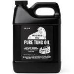 Walrus Oil - 100% Pure Tung Oil, Wood Finish for Any Woodworking Project, Natural, VOC-Free. 128oz / 1 Gallon Jug