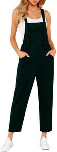 Ekouaer Corduroy Overalls for Women Loose Fit Casual Fall Jumpsuits