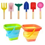 MTDASB Beach Buckets & Beach Toys for Kids,Sand Toys for Kids and Toddlers