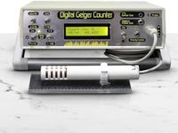 DTG-01 Desktop Professional Geiger Counter Nuclear Radiation Detection Monitor with Digital Meter and External Wand Probe - NIST Calibration Ready- 0.001 mR/hr Resolution - 1000 mR/hr Range