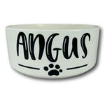 Personalised Pet Bowl | Personalised Name Dog Bowl | New dog present | puppy bowl | pet bowl animal bowl | Ceramic pet bowl | Pet Accessories (Small)