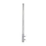 PremiumX mast aluminium extension 100 cm, diameter 50 mm, Sat mast aluminium holder with mast cap