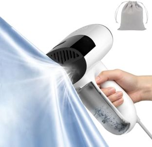 Vacuum Steamer for Clothes, 5500Pa Suction Handheld Portable Travel Steamers for Clothes, 3 in 1 Steaming & Ironing& Clean Dust Garment Steamer, Lightweight, Multiple Mode (for 110V), White