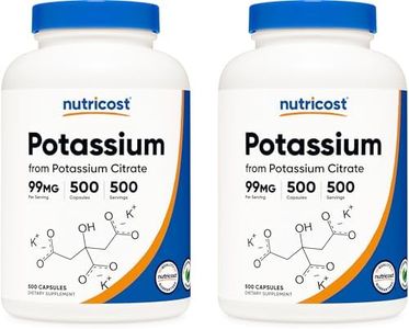 Nutricost Potassium Citrate 99mg, 500 Capsules