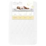 Evolur Rest EZ 2 in 1 Mini Crib Mattress, JPMA and Greenguard Gold Certified, Crafted from Recycled Sustainable Materials, White