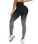 RIOJOY Seamless Gym Leggings Women High Waist Leggings Ruched Butt Lifting Booty Leggings Ladies Scrunch Bums Sports Leggings Workout Running TIK Tok Leggings Compression Yoga Pants