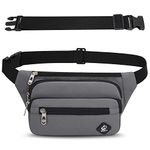 IHIGOGOFA Bumbags Waist Fanny Pack Fashion Bum Bag with 65cm Extended Belt for Dog Walking Climbing Hiking Travel Cycling Girls Ladies Men Women