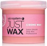 Salon System Just Wax Ideal Cream Wax for Short/Stubborn Hair 450g. 3 Pack